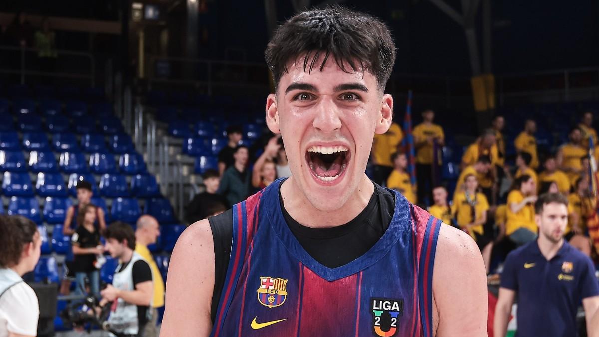 Daniel González, euphoric after the victory against Real Madrid