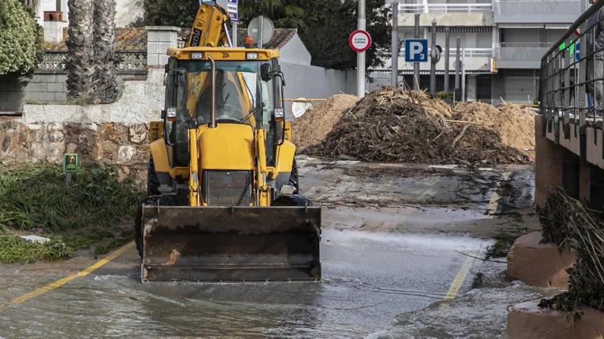 Una imatge d&#039;arxiu de danys del temporal.