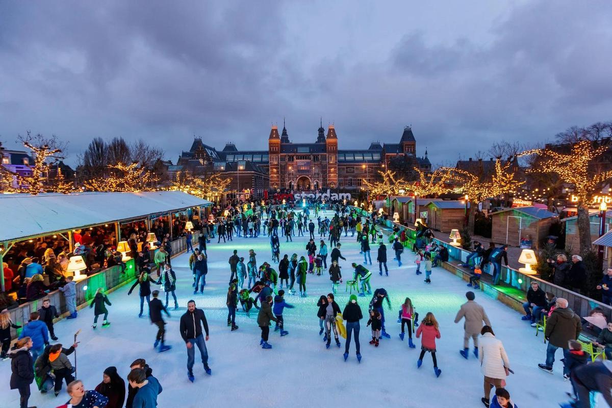 Mercadillo navideño Ámsterdam.