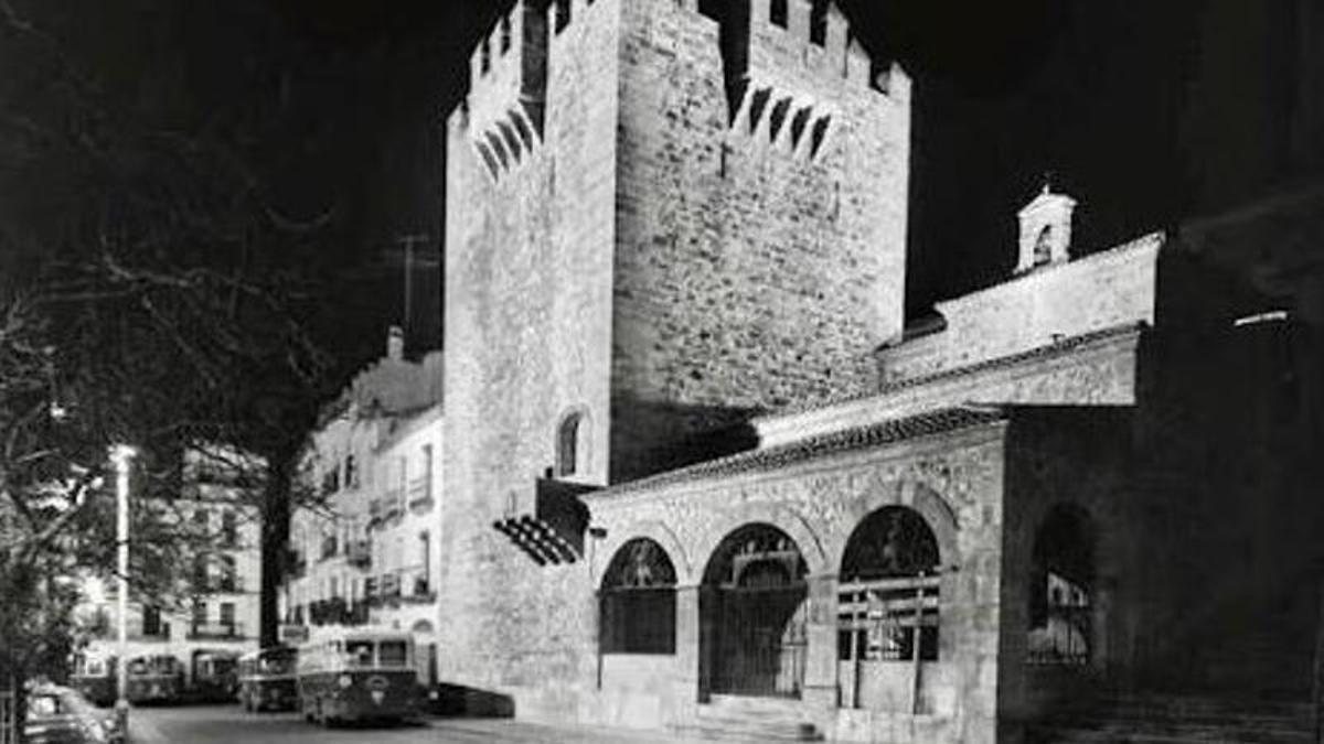 Cáceres en los años 50.