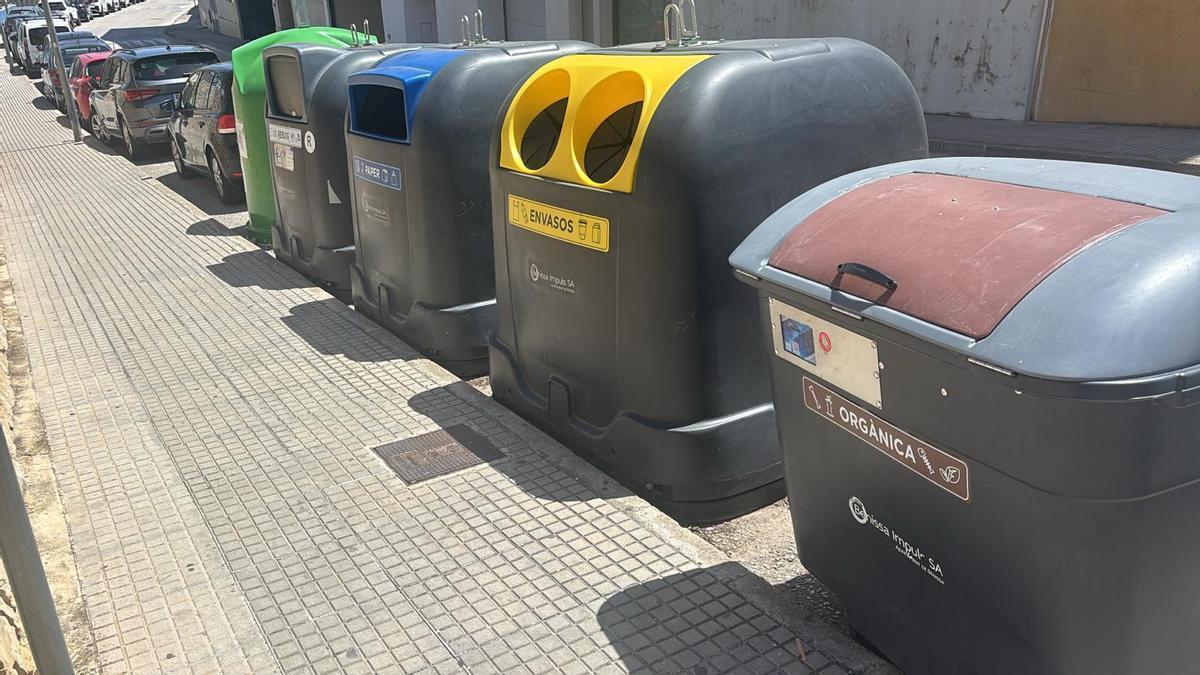 Los contenedores de residuos de Benissa
