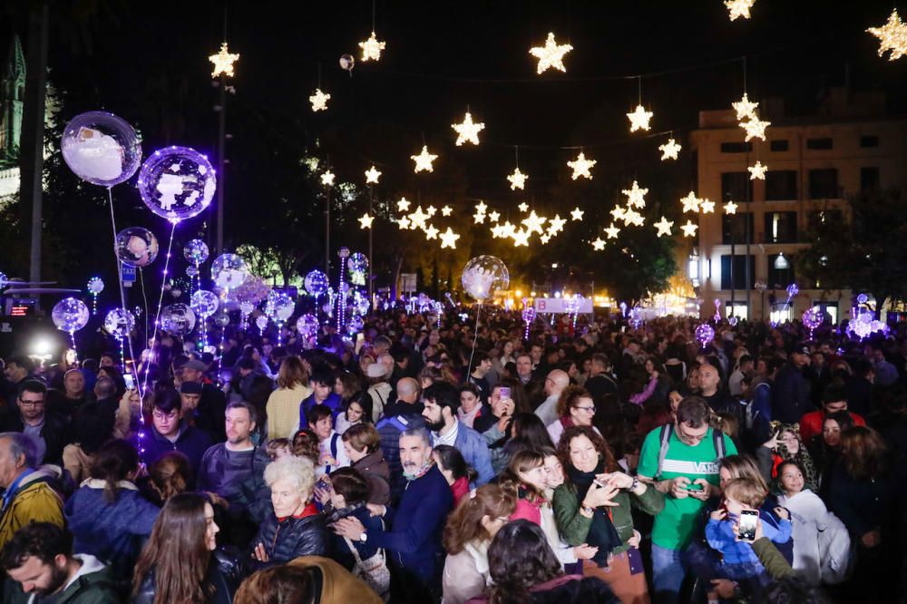 weihnachten palma mallorca lichter