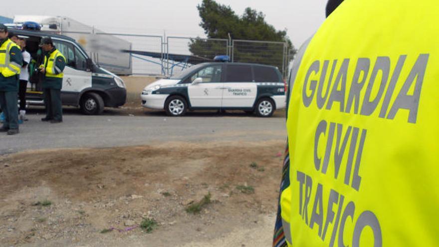 Uno de los controles realizados por la Guardia Civil