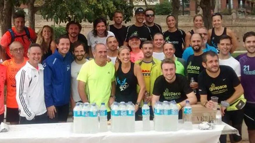 Primer entrenamiento de los «runners» falleros