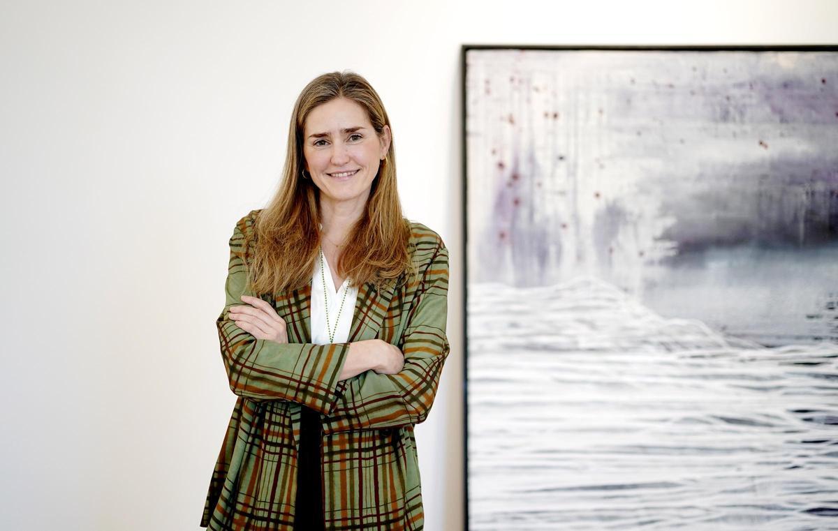 Sara Aagesen, durante la entrevista.