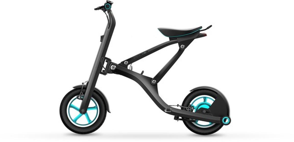 La bicicleta plegable elèctrica Yunbike X1.