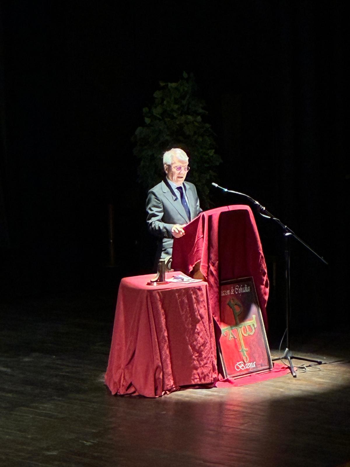 José Rafael Ruiz Arrebola, en un momento de su pregón.