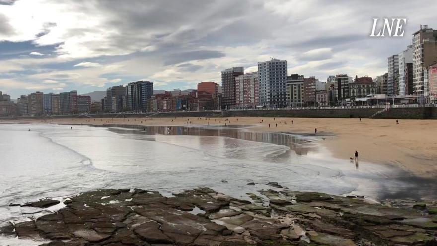 Correr por Gijón 1: Paseo de la playa de San Lorenzo