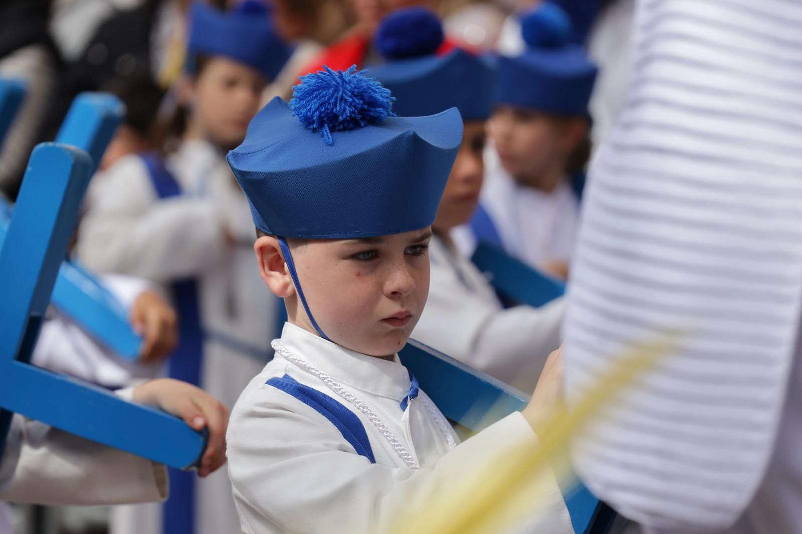 En imágenes | Emoción y mucho público en la procesión de las palmas de Zaragoza
