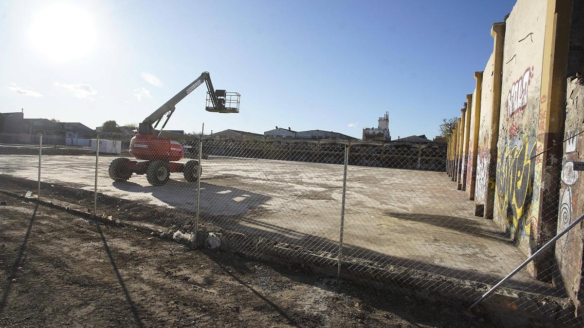 Un dels solars on els treballs ja estan molt avançats.