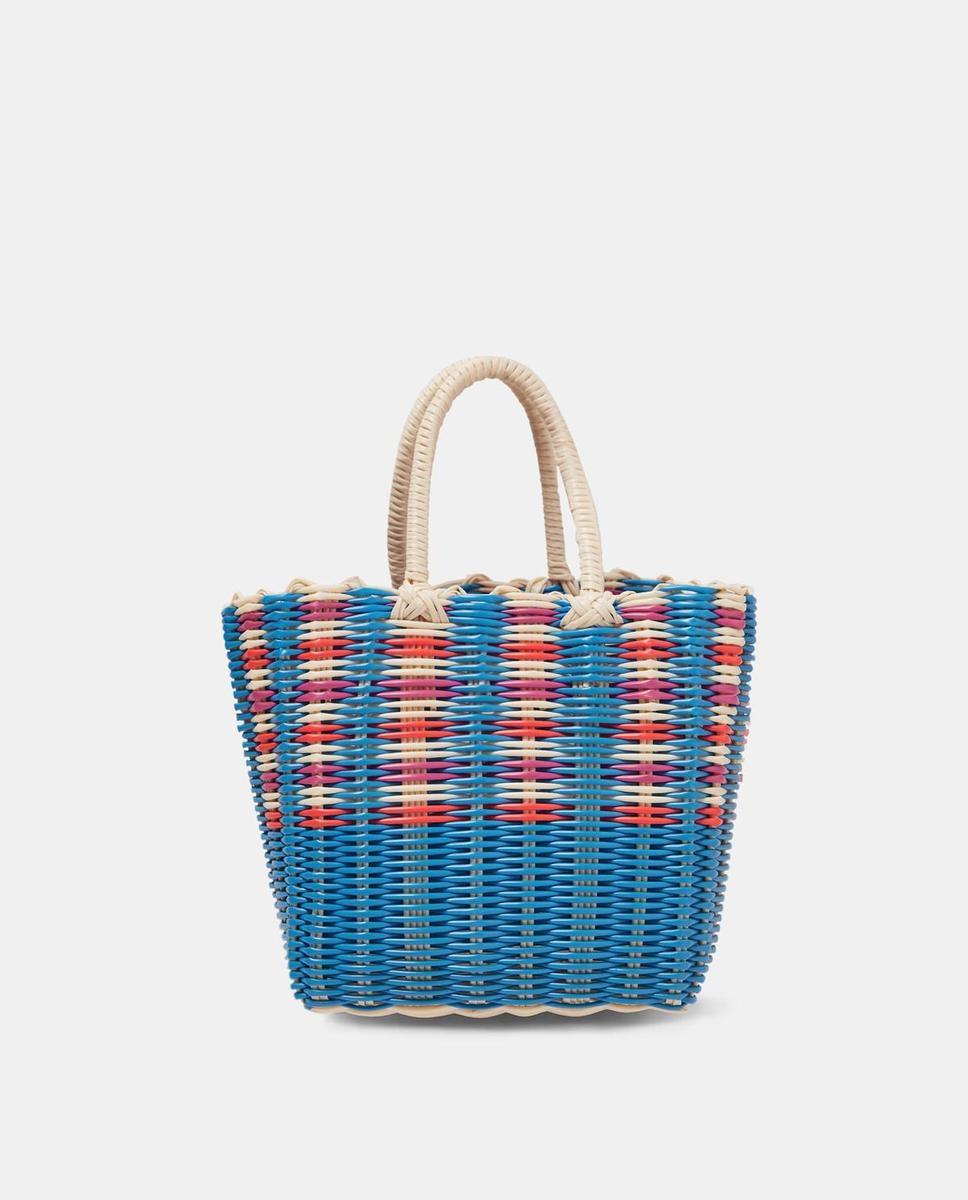 Bolso trenzado multicolor de Zara. (Precio: 19,95 euros)