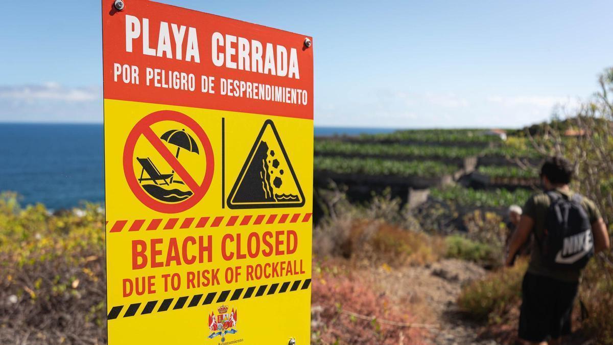 Playa de la Consolación, en Garachico
