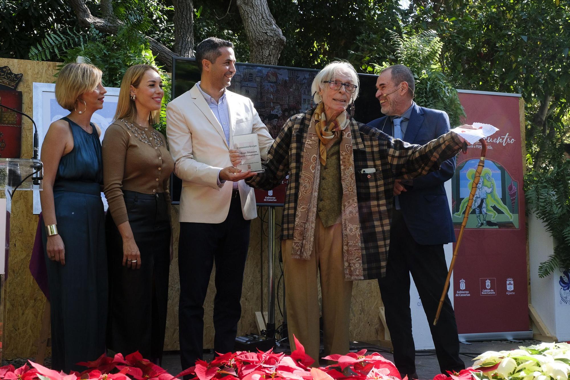 Agaete celebra el cumpleaños del artista Pepe Dámaso