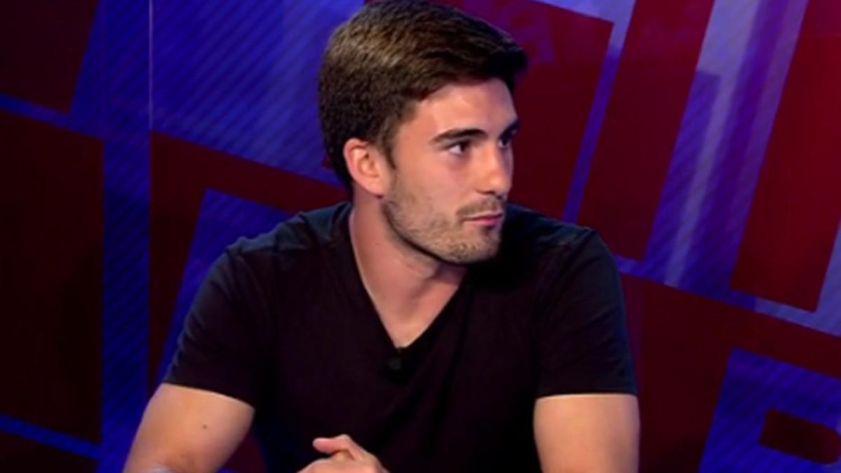 Xemi Fernández, en el plató de Barça TV