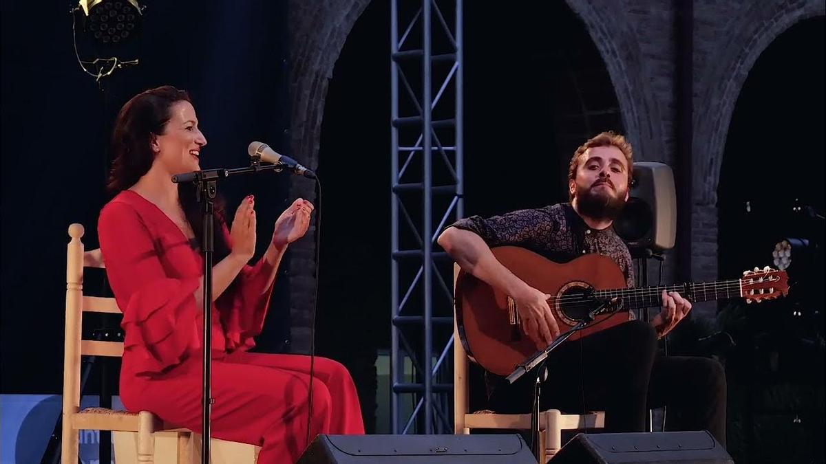 Alba Carmona y Jesús Guerrero en una actuación.