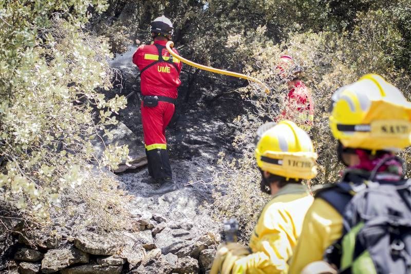 Fotogalería del incendio de las Cinco Villas