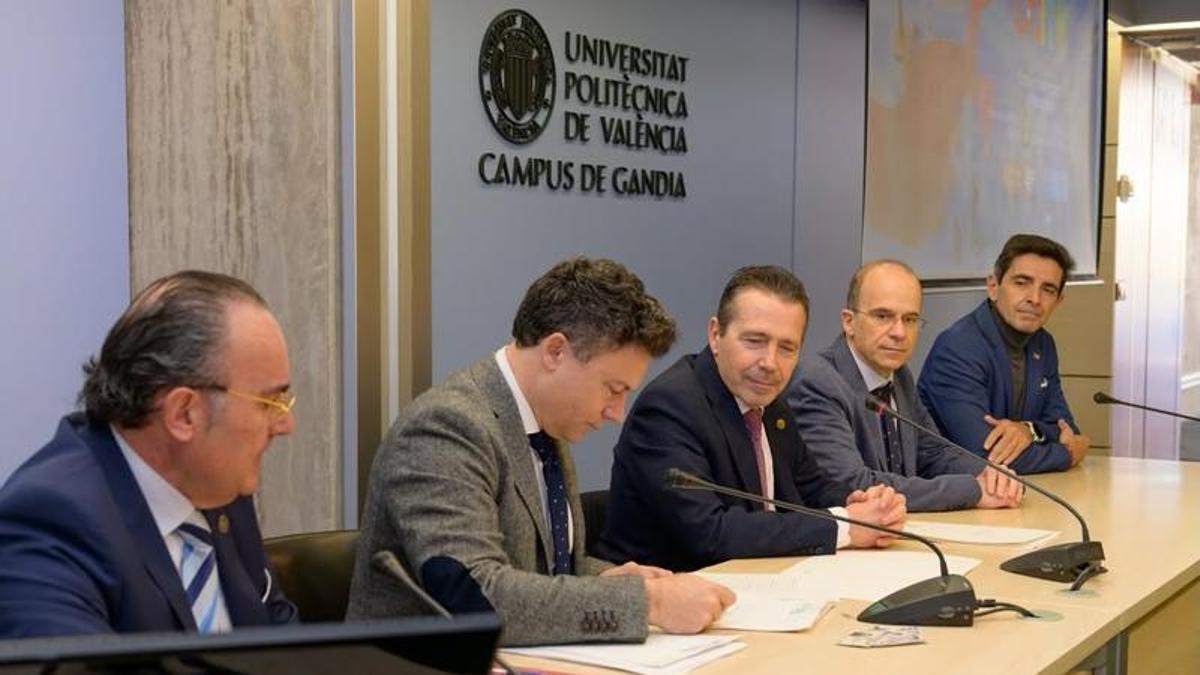 Una charla en el Campus de Gandia de la Universitat Politècnica de València, en imagen de archivo