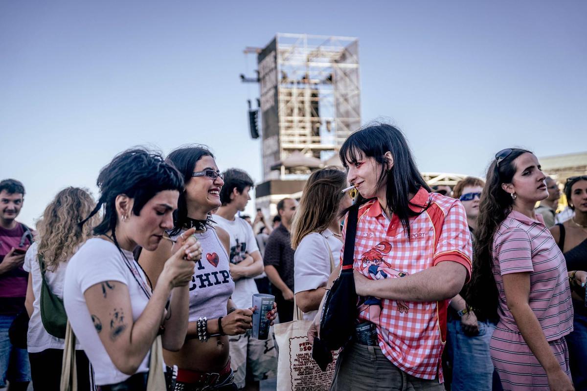 Ambiente en la jornada inaugural del Primavera Sound.