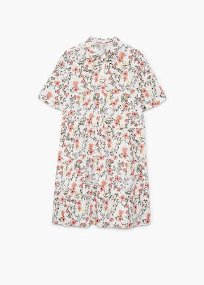 Vestido floral de Zara