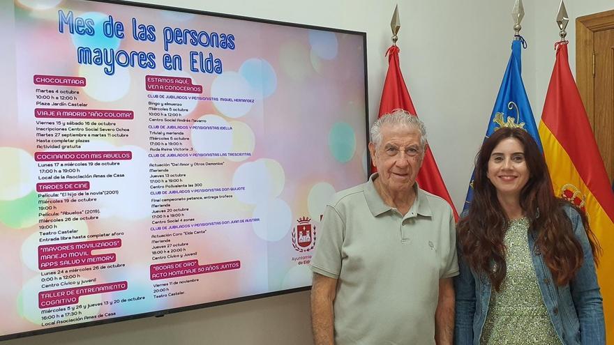 El Año Coloma se lleva de viaje gratis a Madrid a los mayores de Elda