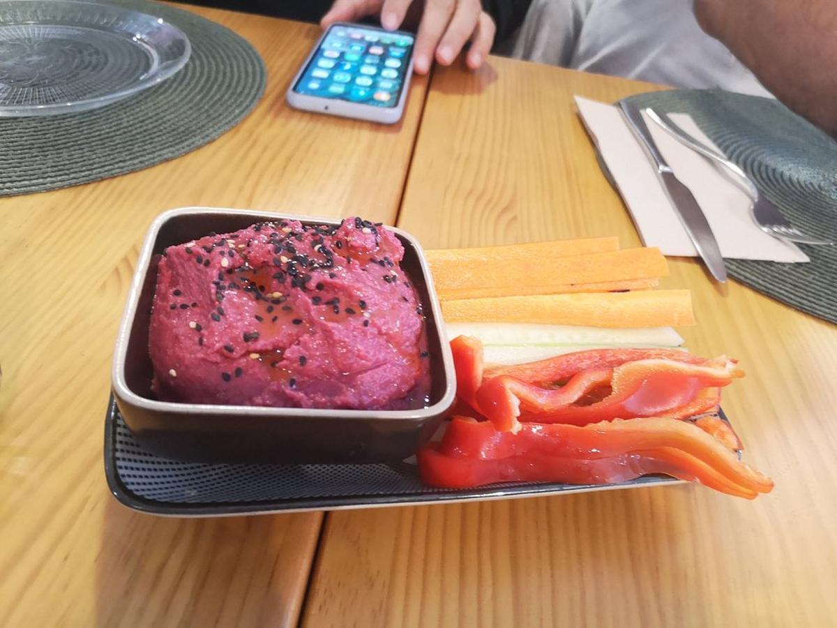 Uno de los platos para 'dippear' de A Porta Verde