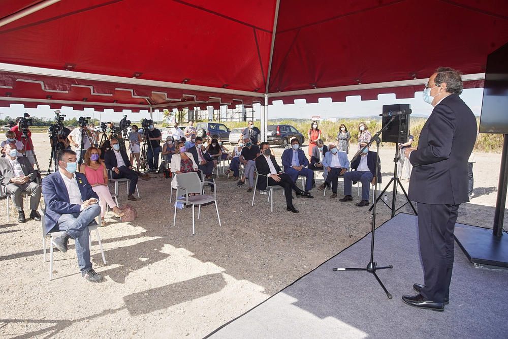 Quim Torra visita els futurs terrenys del nou Trueta