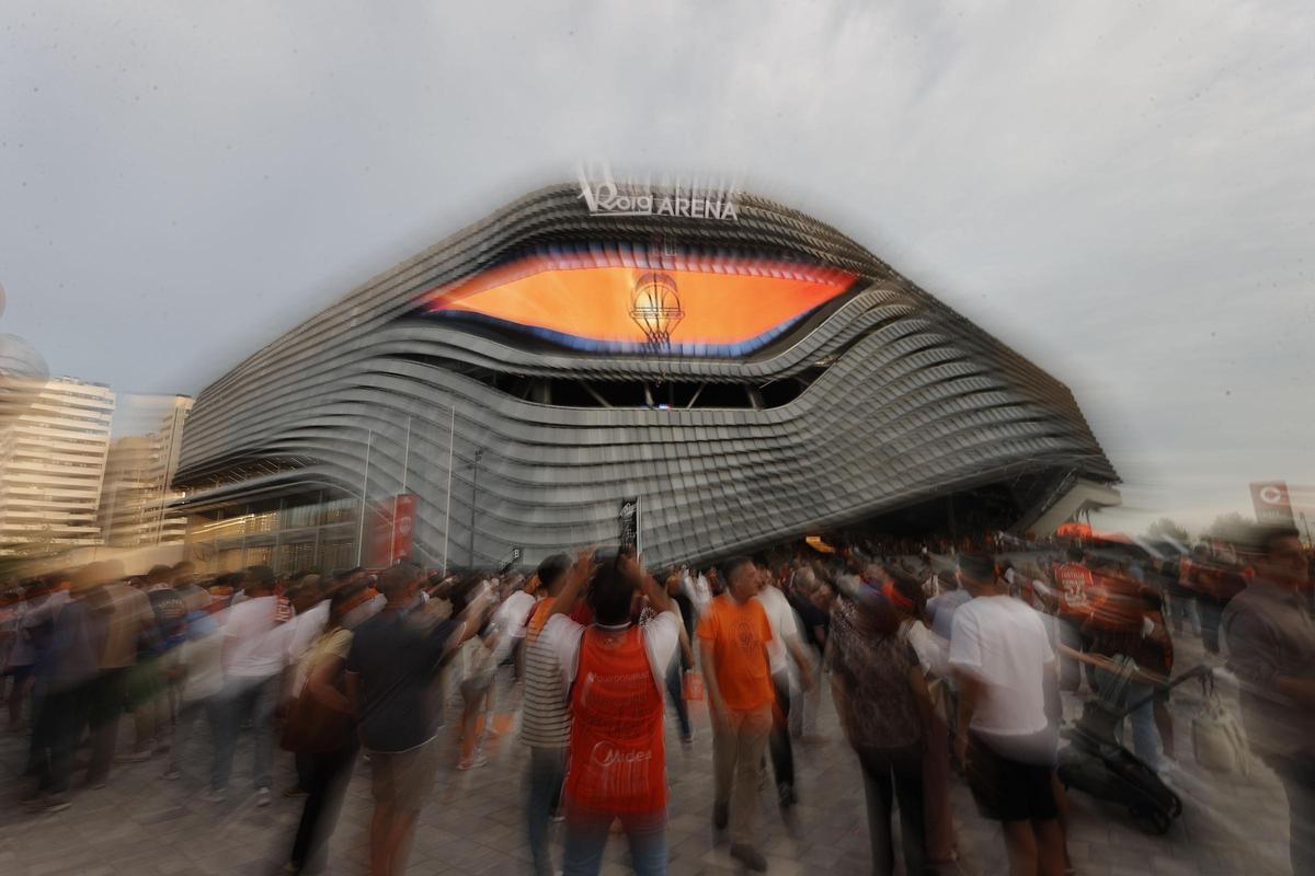 Exterior del pabellón Roig Arena de Valencia.