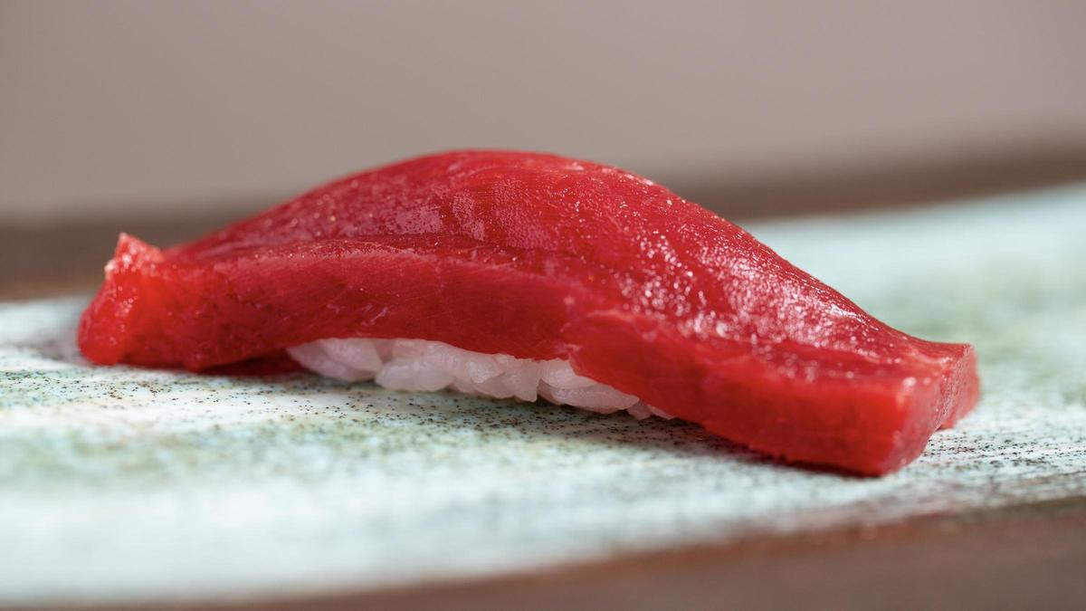 El 'nigiri' de descargamento de atún de Kappo.