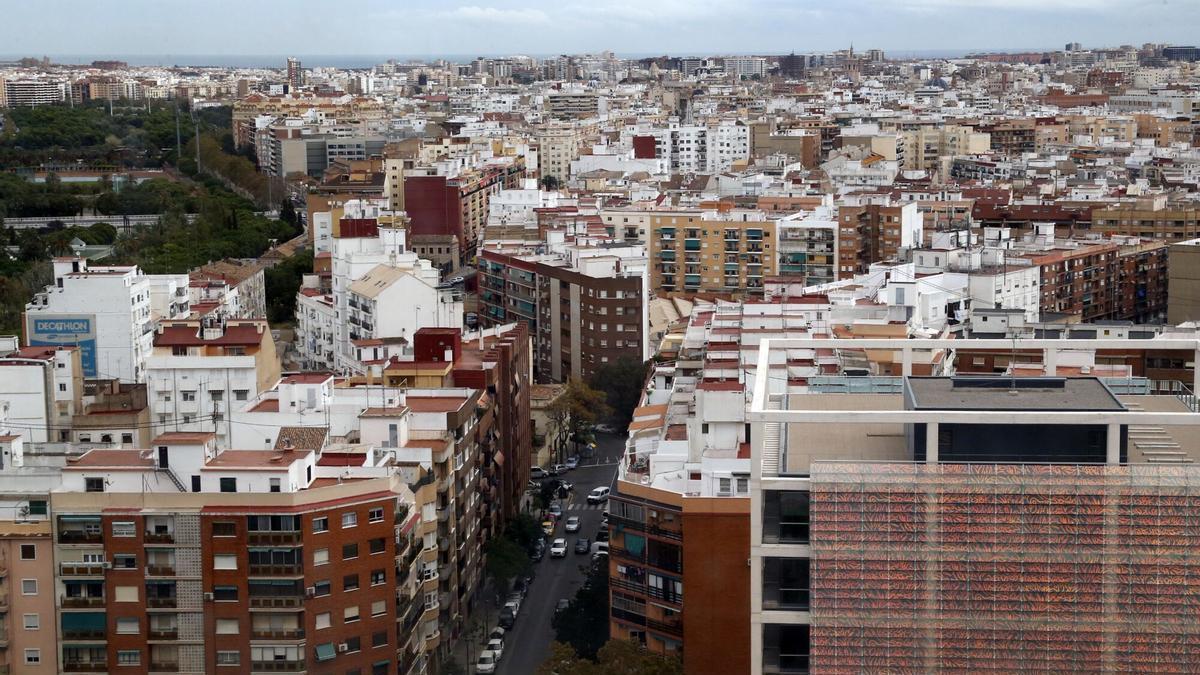 Panorámica de la ciudad de València.