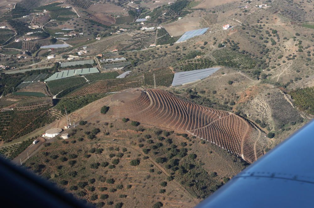 Así es en el aeródromo de la Axarquía