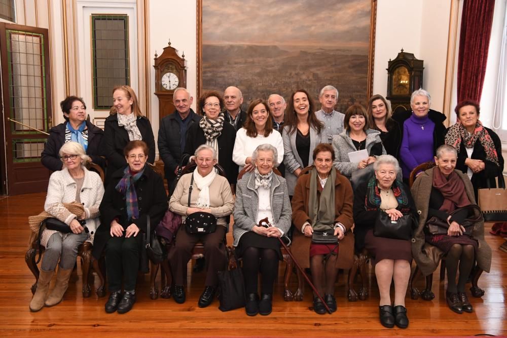 Voluntarios de los centros cívicos, en María Pita