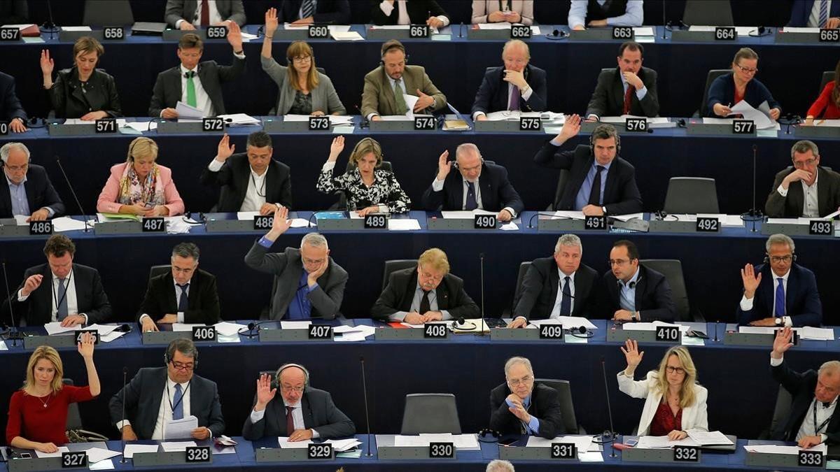 Votación en el Parlamento Europeo