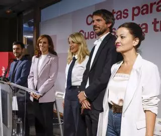 Els partits de Sumar reactiven la seva coalició amb el lideratge de Díaz en dubte