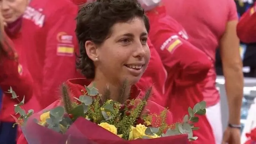 La emotiva despedida de Carla Suárez en la Billie Jean King