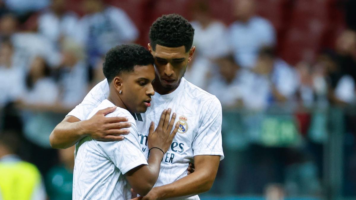 Bellingham apoyó de forma pública a Rodrygo, su compañero del Real Madrid