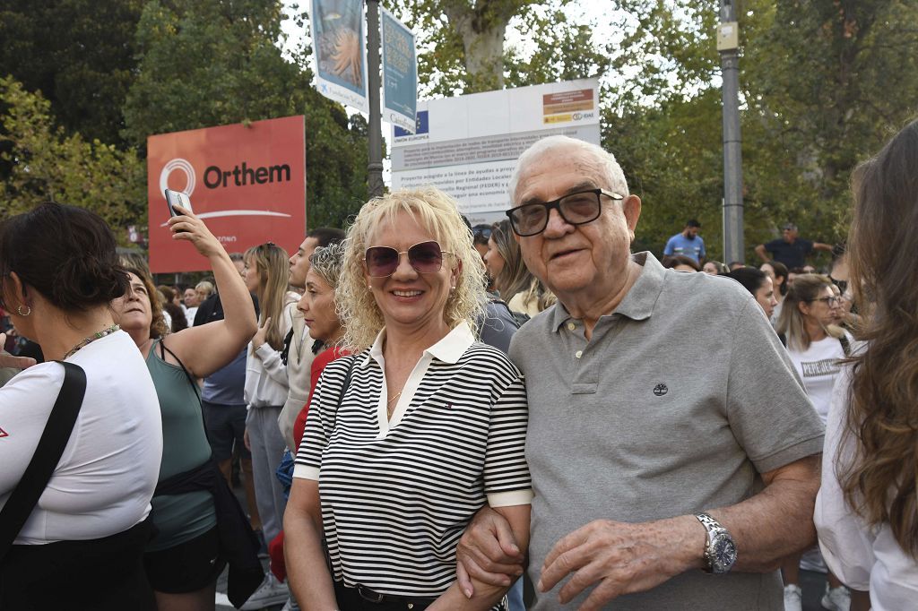 Primer tramo de la Romería de Murcia, en imágenes