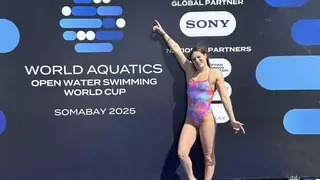 La mala calidad del agua deja sin competir a la valenciana Ángela Martínez en el Mundial
