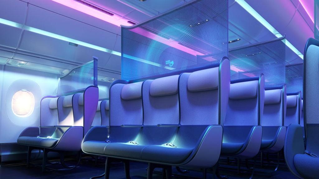 Interior avión postCOVID Pure Skies