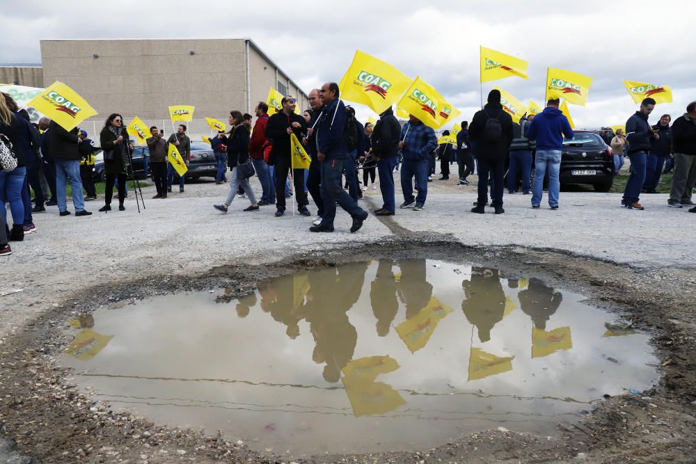 Los agricultores se manifiestan en Málaga contra la bajada de precios