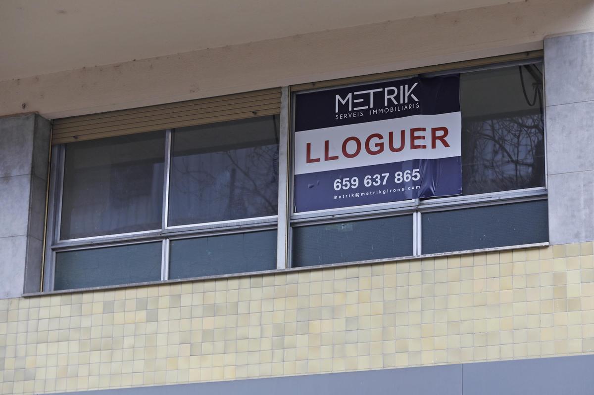 El lloguer puja menys a Girona.