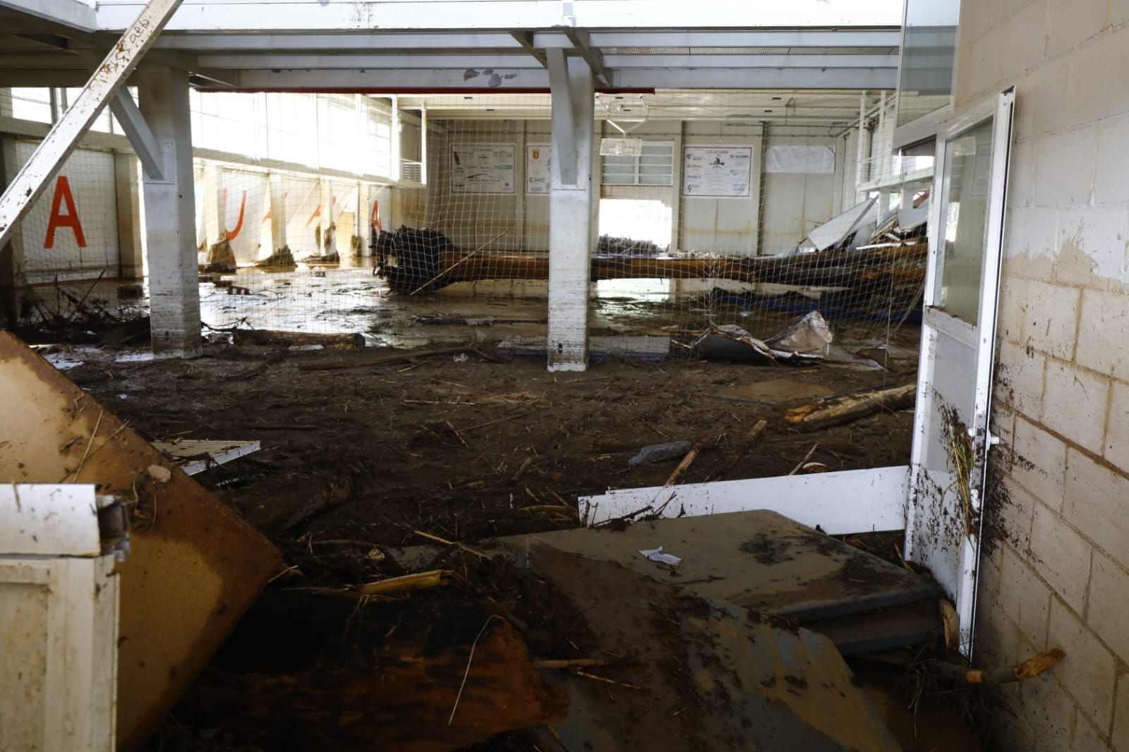 En imágenes | Así ha quedado Azuara tras la fuerte tormenta que causó destrozos este viernes