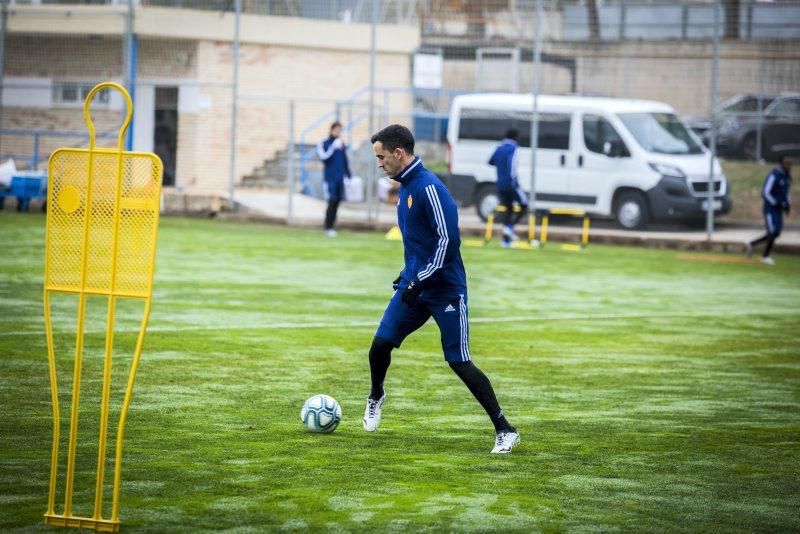 Entrenamiento del Real Zaragoza de hoy 30 de diciembre