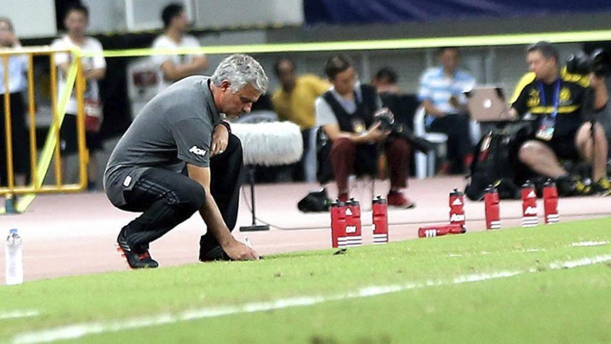 Mourinho, en una imagen del partido ante el Borussia Dortmund