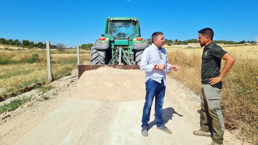 El Ayuntamiento de Caravaca realiza mejoras en quince caminos rurales de pedanías y el extrarradio del casco urbano