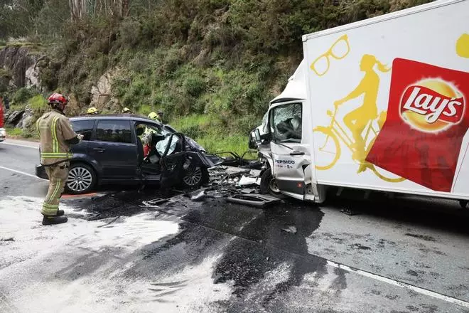 Accidente en Salvaterra con un fallecido y un herido grave