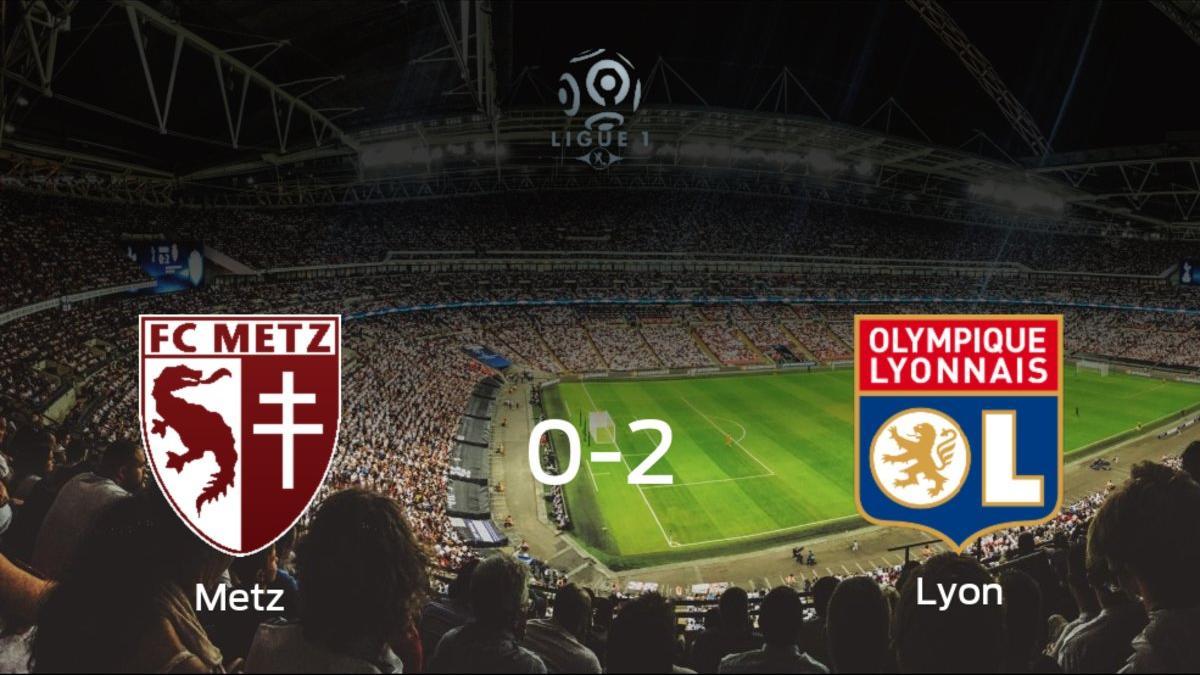 El Olympique Lyon vence al FC Metz en el Stade Saint Symphorien (0-2)