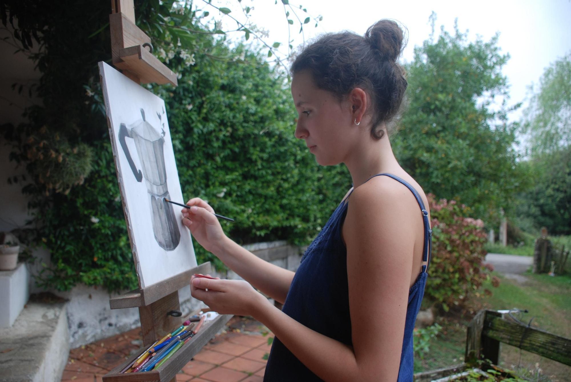 Carmen Rodríguez Villar, artista llanisca