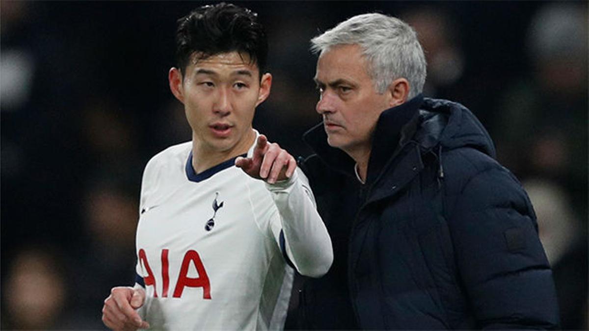 Mourinho, la lesi&oacute;n de Son y la 'met&aacute;fora de la escalera'