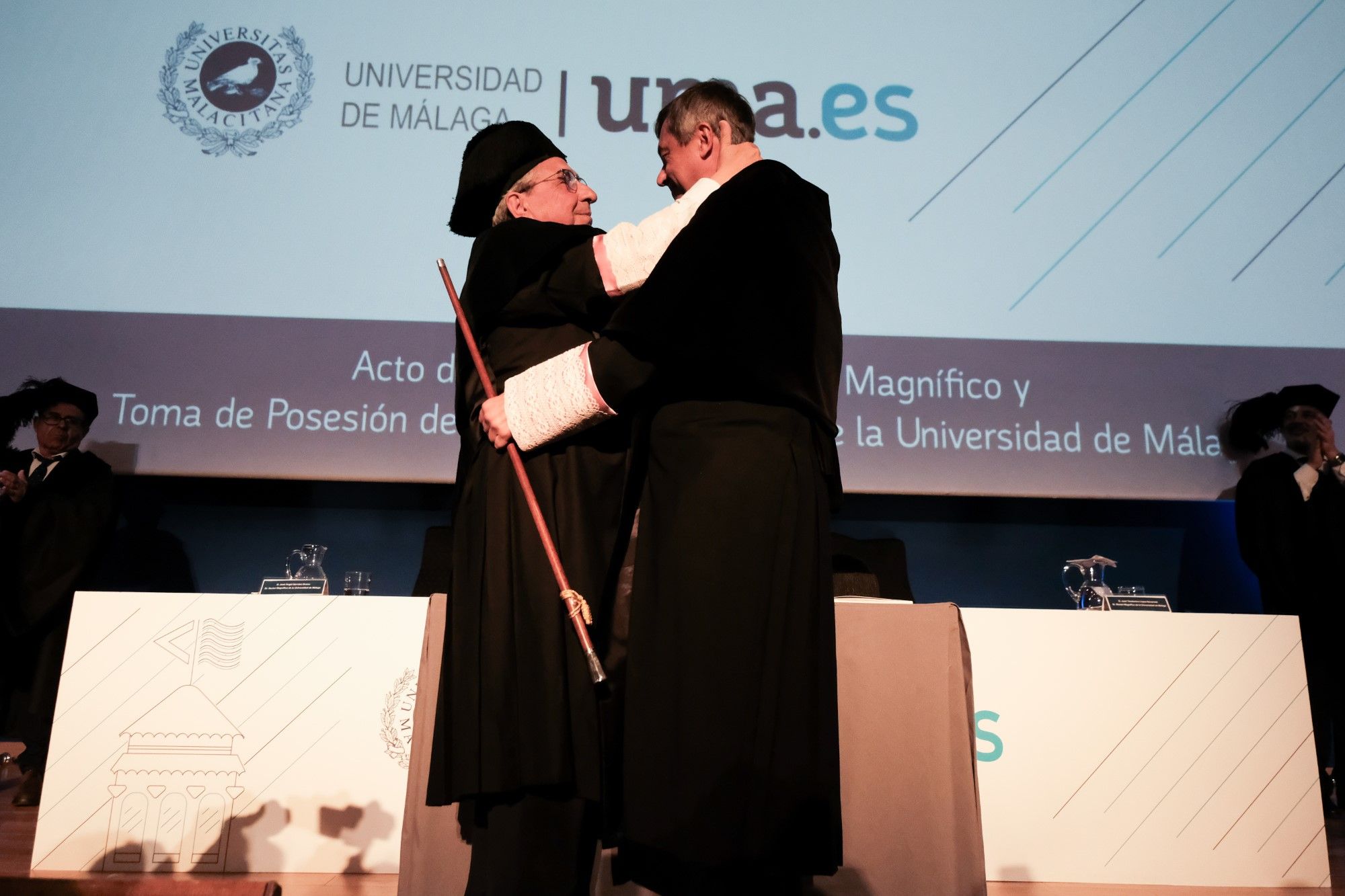 Acto de toma de posesión oficial del nuevo rector de la Universidad de Málaga y su equipo de gobierno