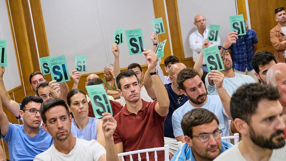 Asambleístas aprueban las cuentas.